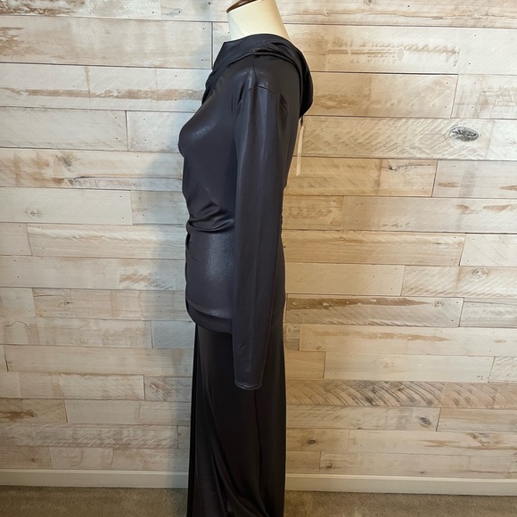 NWT Zara size S one shoulder maxi dress - Picture 5 of 11